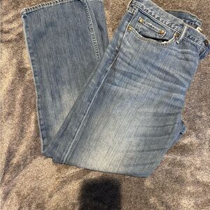 Banana Republic Blue Straight-Leg Jeans